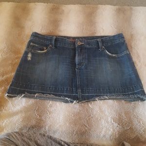 American Eagle cutoff denim/ jean skirt 14